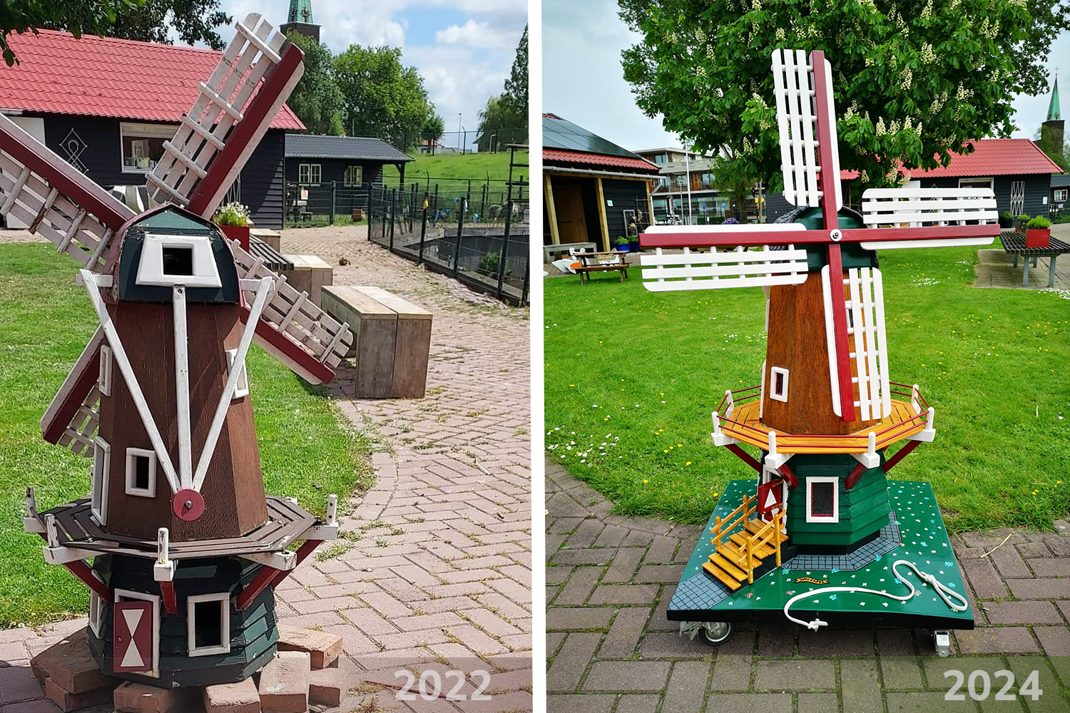 Molen restauratie Dorpboerderij Nieuwkoop